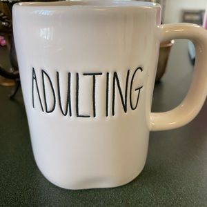 RaeDunn adulting mug